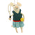 HomArt Tennis Player Gal Mouse - Set of 6 | Modishstore | Holiday
