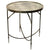 HomArt Carrefour Mirrored Side Table - Antique Nickle & Antique Mirror-3