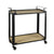 HomArt Mateo Bar Trolley - Iron and Wood - Black-3