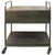 HomArt Leroy Iron and Wood Bar Trolley with Drawer - Manzana Black-3