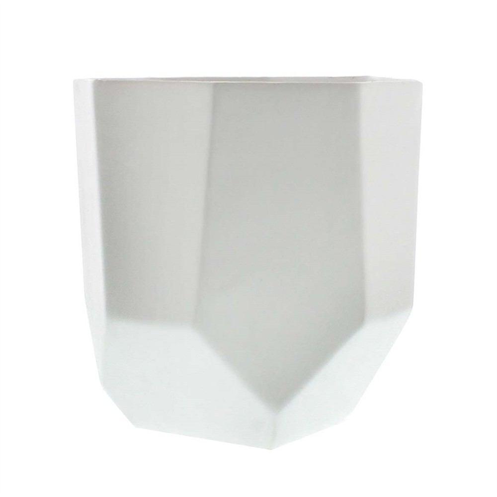HomArt Lund Ceramic Vase - Matte White - Med - Set of 4-4