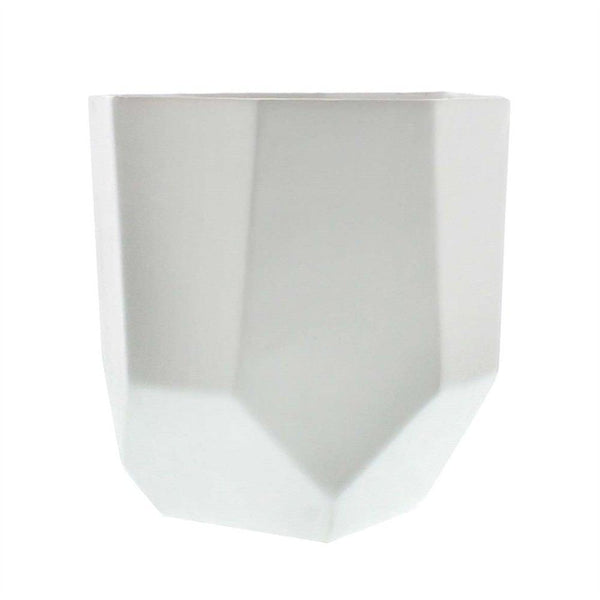HomArt Lund Ceramic Vase - Matte White - Med - Set of 4-4