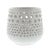 HomArt Lanai Hurricane Votive Holder - Shiny White - Set of 6-2