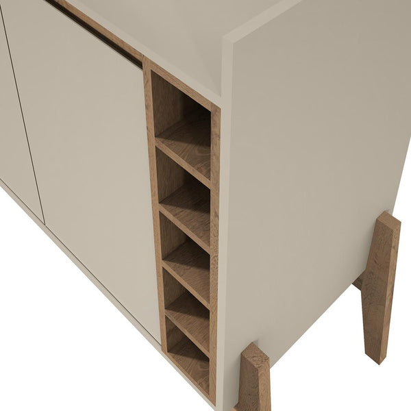Manhattan Comfort Essence 5-Bottle Wine Buffet Stand | Sideboards | Modishstore-13