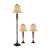 Stein World Lorenzo Lamp Set - Two Table Lamps And One Floor Lamp | Modishstore | Floor Lamps