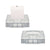 Dimond Home Square Windowpane Crystal Candle Holders