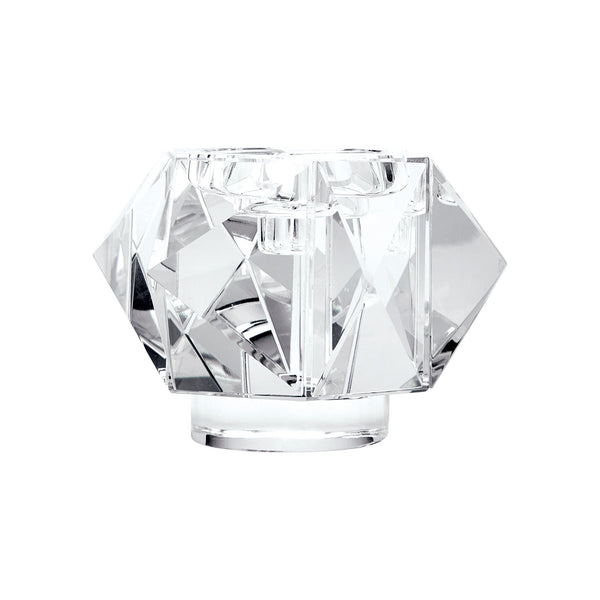 Dimond Home Faceted Star Crystal Candleholders - Set Of 2