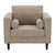 Manhattan Comfort Arthur 1-Seat Tweed Armchair | Armchairs | Modishstore