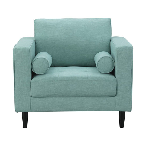 Manhattan Comfort Arthur 1-Seat Tweed Armchair | Armchairs | Modishstore-2