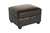 Baxton Studio Agustus Brown Leather Storage Ottoman | Modishstore | Ottomans