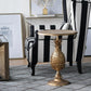 A&B Home Black and White Stripe Oversized Arm Chair-3
