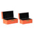 A&B Home Orange Decorative Boxes Set of 2 | Decorative Boxes | 44574-ORAN-DS | Modishstore - 3
