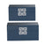 A&B Home Two Blue/Gold Decorative Boxes | Modishstore | 44574-BLUE-DS -2