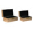 A&B Home Two Blue/Gold Decorative Boxes | Modishstore | 44574-BLUE-DS -8