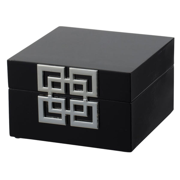 A&B Home White and Black Decorative Boxes Set of 2 | Decorative Boxes | 44583-DS | Modishstore - 6