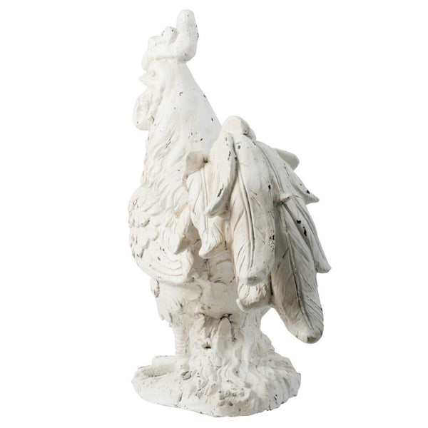 A&B Home White Rooster Figurine | Modishstore | Animals & Pets | D77064-4