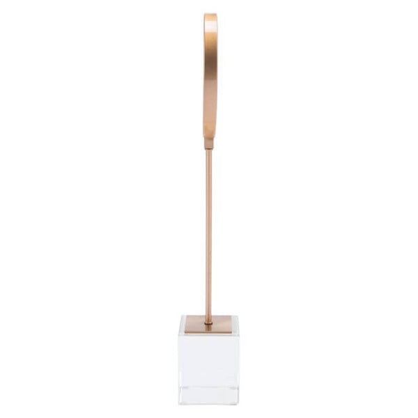 Zuo Magnifier With Stand Antique Brass | Office Accessories | Modishstore-3
