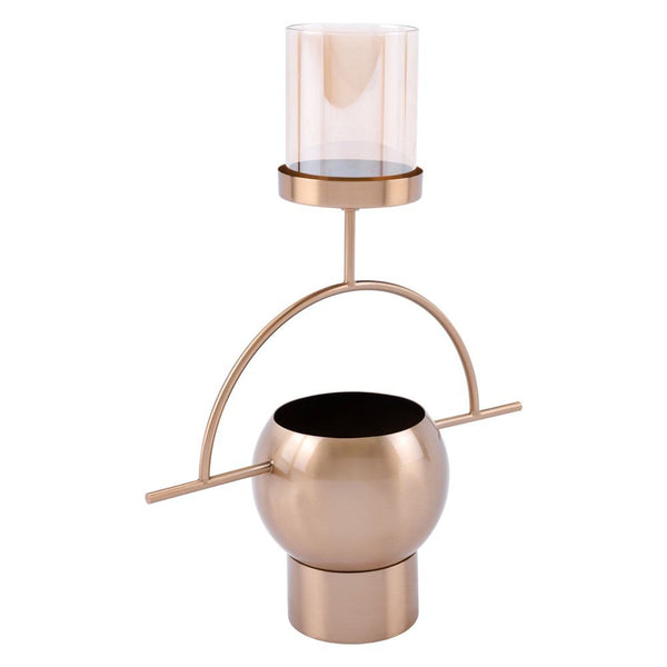 Zuo Candle Holder Antique Brass-4