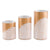 Zuo Honeycomb Candle Holders Gold - Set Of 3-3