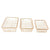 Zuo Baskets Gold - Set Of 3-8