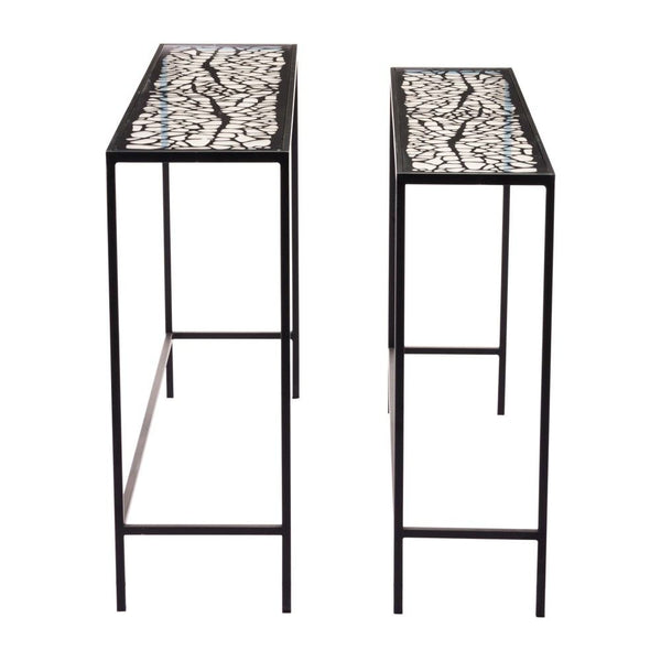 Zuo Web Console Tables Black - Set Of 2-2