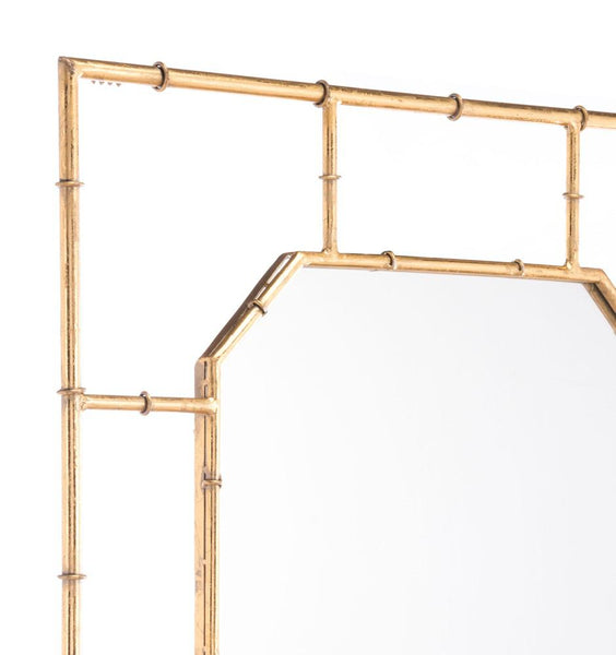 Zuo Bamboo Square Mirror Gold-2