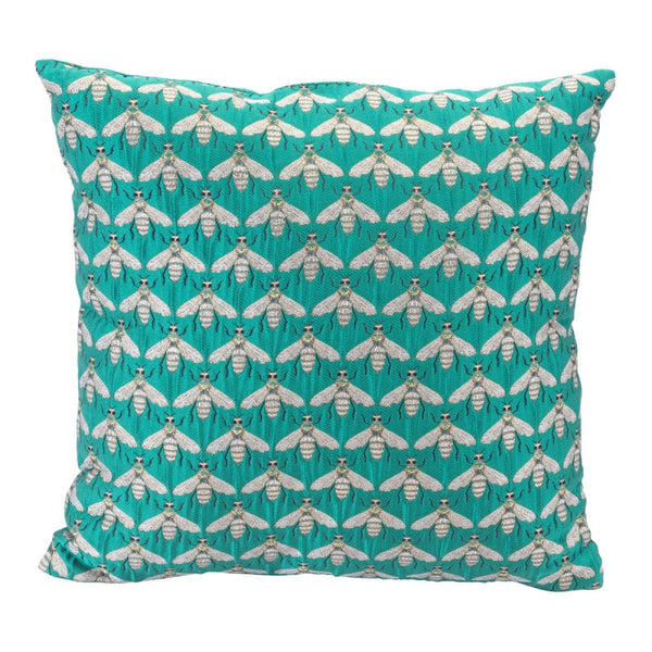 Zuo Bees Verdigrin Pillow Green | Pillows | Modishstore