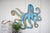 Kalalou Hand Hammered Recycled Metal Octopus Wall Hanging | Modishstore | Wall Decor