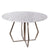 A&B Home White Marble Round Table