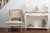 Baxton Studio Bourbonnais Wood Traditional French Console Table | Modishstore | Console Tables