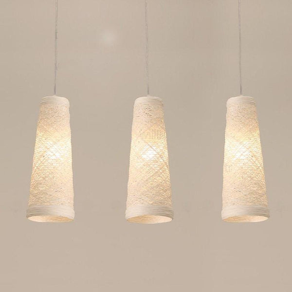 Natural Wicker Hanging Pendant Lamp-9