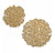 Gold Leaf Design Group Sponge Wall Sculptures | Sculptures | Modishstore