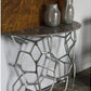 Gold Leaf Design Group Cell Console Wall Table with Marble Top | Console Tables | Modishstore-2
