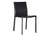 Baxton Studio Black Burridge Leather Dining Chair (Set of 2) | Modishstore | Dining Chairs