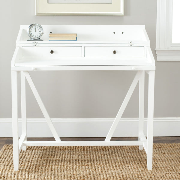Safavieh Wyatt Writing Desk W/Pull Out | Desks |  Modishstore  - 18