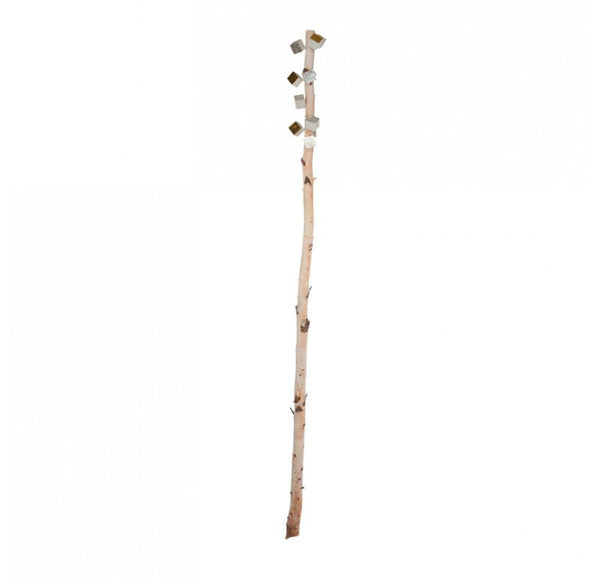 Gold Leaf Design Group Birch Pole With Cube Pivot Wall Play Set of 2 | Botanicals | Modishstore-2
