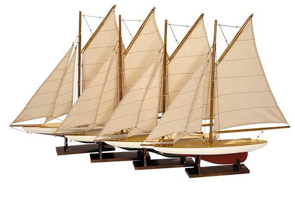 Mini Pond Yachts - Set 4 by Authentic Models | Models | Modishstore