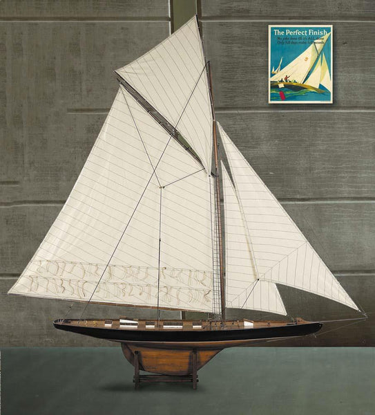 America's Cup Columbia 1901 - French Finish by Authentic Models | Models | Modishstore-6
