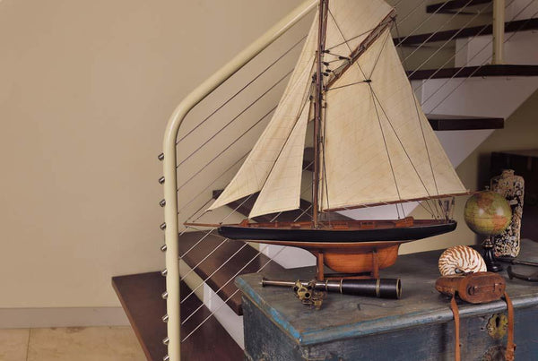 America's Cup Columbia 1901 - French Finish by Authentic Models | Models | Modishstore-5