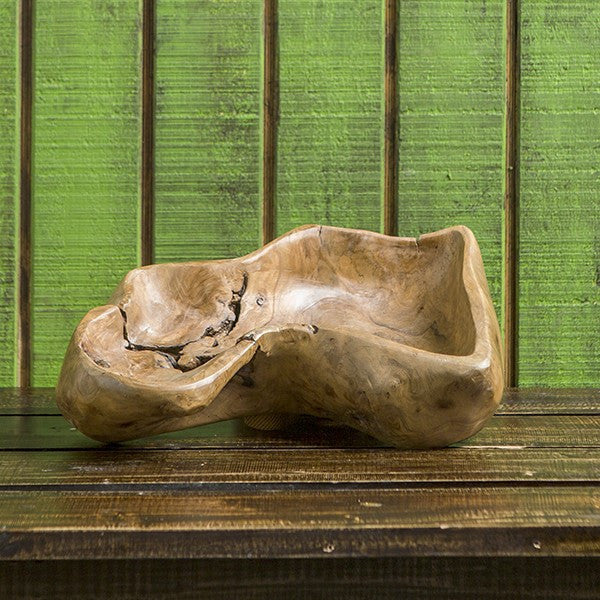 Garden Age Supply Tea Tree Root Bowls - Set Of 3 | Decorative Bowls | Modishstore