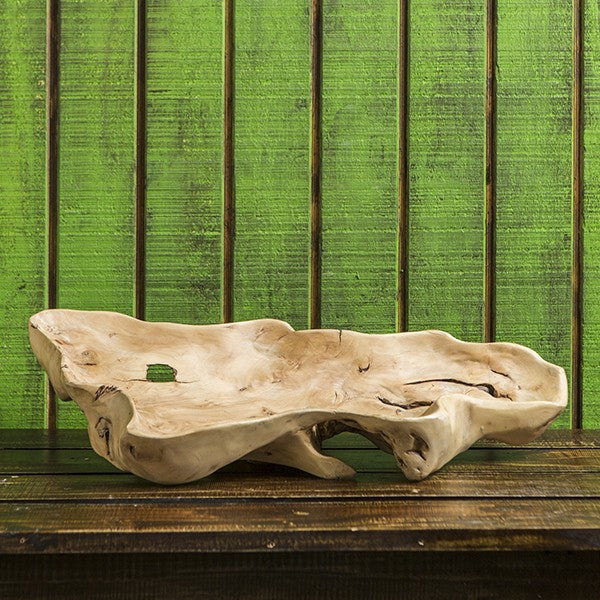 Garden Age Supply Tea Tree Root Bowls - Set Of 3 | Decorative Bowls | Modishstore-2