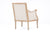 baxton studio chavanon wood light beige linen traditional french accent chair | Modish Furniture Store-5
