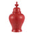 A&B Home Red Ceramic Jar