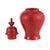 A&B Home Red Ceramic Jar