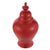 A&B Home Red Ceramic Jar