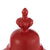 A&B Home Red Ceramic Jar