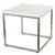 A&B Home Nesting Table Chrome/Mdf