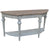 A&B Home Signature Demilune Console Table