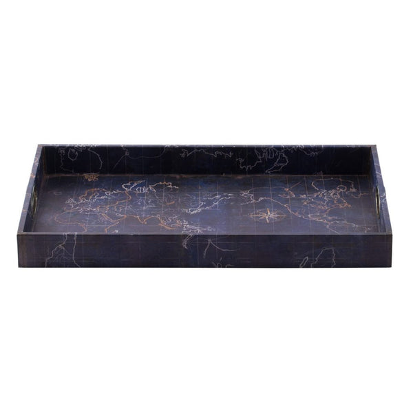 A&B Home Blue Decorative Trays