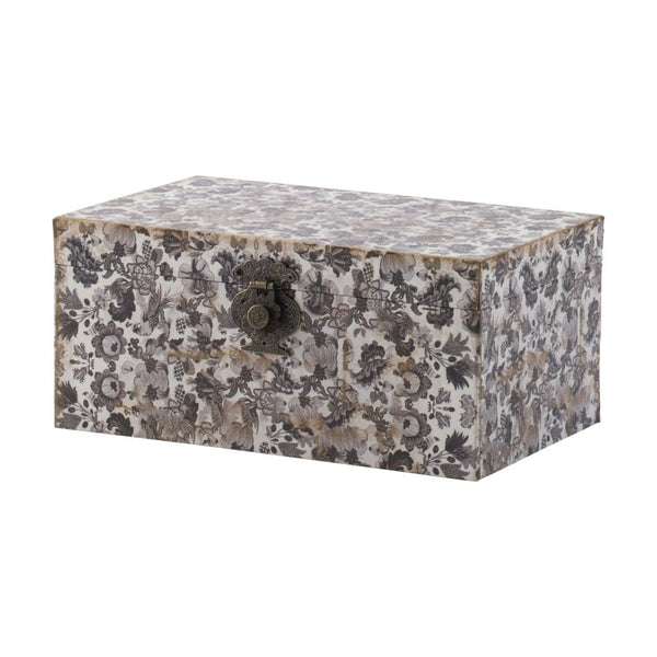 A&B Home S/3 Decorative Box with Black and White